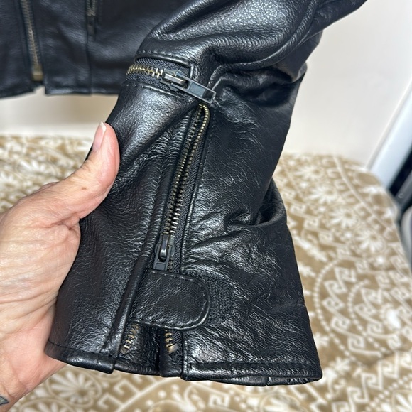 Tennessee Full Grain Leather Motorcycle Jacket with Zip out Liner Sz 2X - Picture 8 of 16